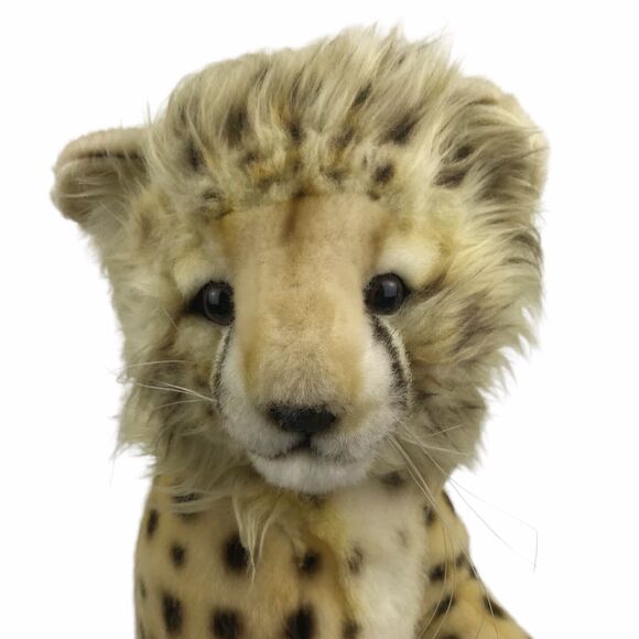 Hansa Cheetah Cub 13'' Plush 2010 Realistic Stuffed Animal Toy - Picture 6 of 13